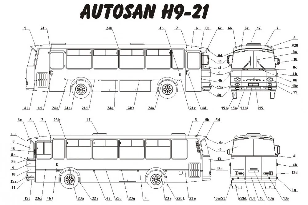 Autobus Autosan H9-21